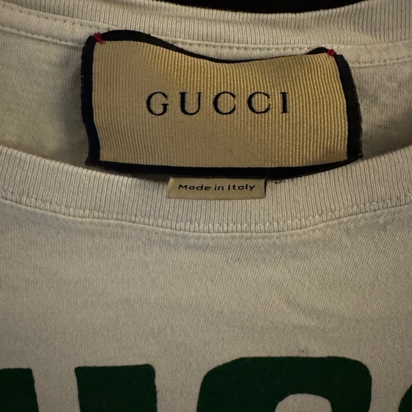 Gucci Cat Graphic T-Shirt “Depuis 1921” – Size L – Made in Italy AUTHENTIC - Picture 2 of 5